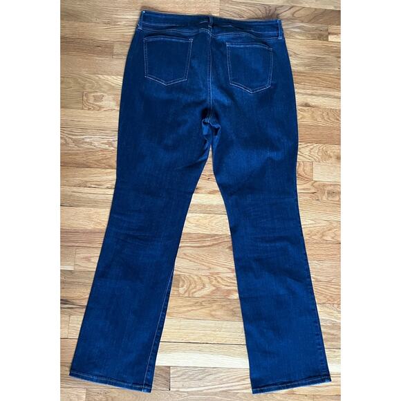 NYDJ Womens Lift Tuck Marilyn Straight Blue Jeans Plus Size 16 Minimalist $99 - Picture 4 of 10